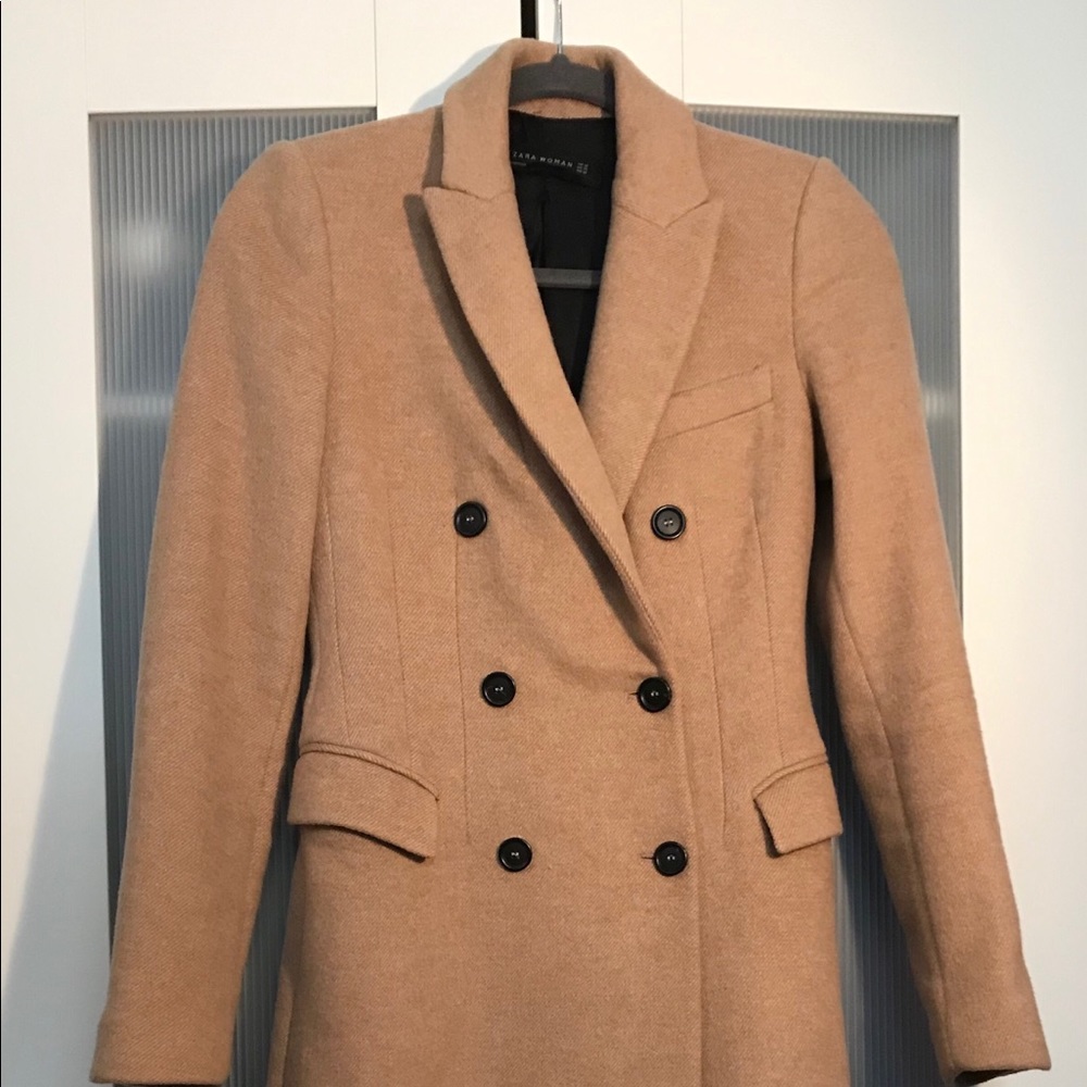Zara’s XS Coat Long Peacoat